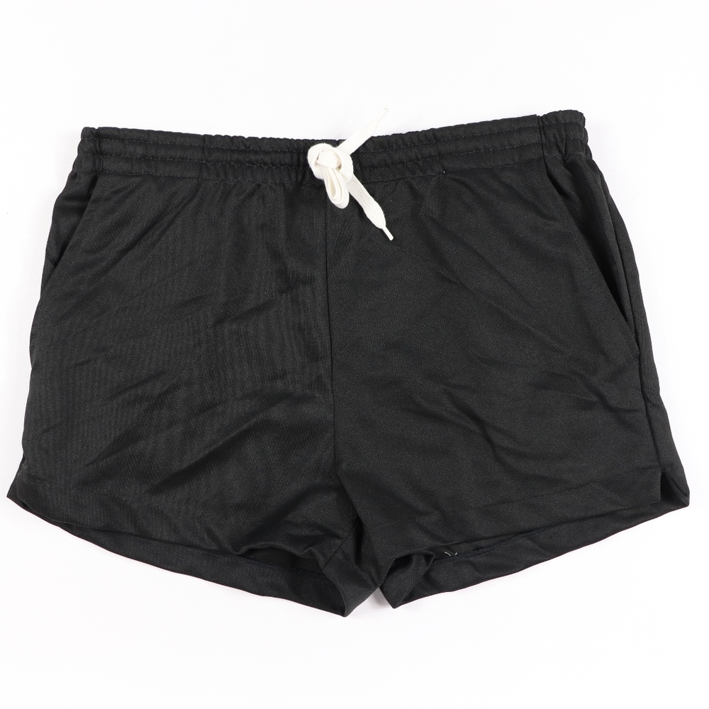 Vtg 80s New Union Jacks Mens Soccer Shorts Black